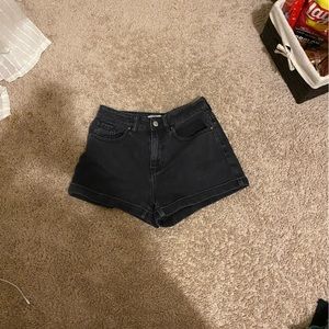 Pacsun black jean shorts